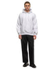 blurhms Soft & Hard Sweat Hoodie P/O Big Heather White, Sweaters