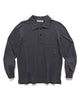 Body Of Work Clove Long Sleeve Pocket Polo Pond Blue, Shirts