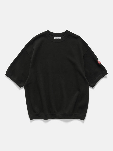 CAV EMPT Dbl Knit Short Sleeve Crew Neck Black, T-Shirts