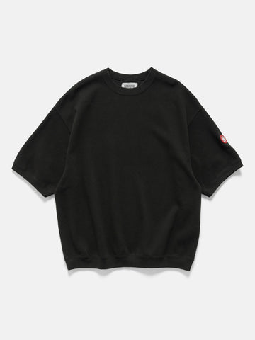 CAV EMPT Dbl Knit Short Sleeve Crew Neck Black, T-Shirts