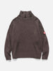 CAV EMPT Loose Neck Cotton Rib Knit Charcoal, Sweaters