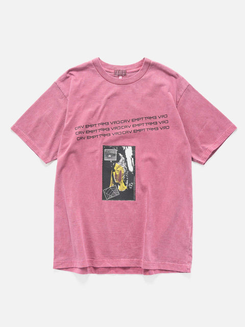 CAV EMPT Overdye Rhetorical Operations T Burgundy, T-Shirts