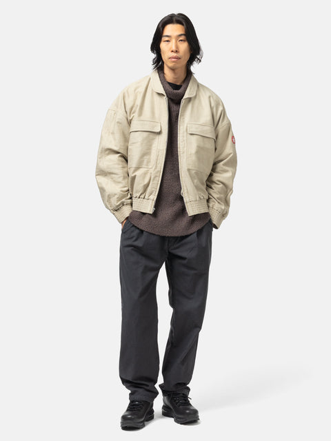 CAV EMPT Washed Cotton One Tuck Pants Charcoal, Pants