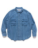 CAV EMPT Bleached Denim Big Shirt Indigo, Shirts