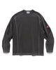 CAV EMPT Crew Neck Double Knit Long Sleeve Charcoal, Sweaters