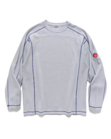 CAV EMPT Crew Neck Double Knit Long Sleeve Grey, Sweaters