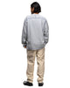 CAV EMPT Crew Neck Double Knit Long Sleeve Grey, Sweaters