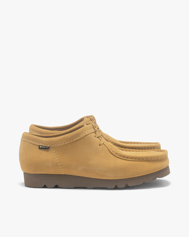 Clarks Originals Wallabee GTX Golden Tan Suede, Footwear