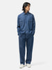 Cale Cotton-Linen-Ramie Denim Pant Blue, Pants