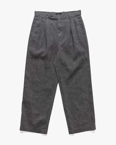 Cale Cotton Linen Twill Pant Black, Bottoms