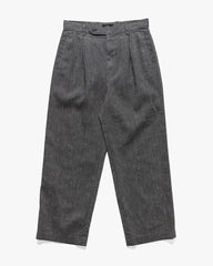 Cale Cotton Linen Twill Pant Black, Bottoms