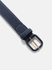 Cale Leather Belt Blue, Belts