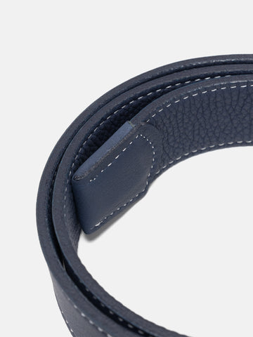 Cale Leather Belt Blue, Belts
