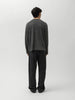 Cale Royal Baby Alpaca Ponte Longsleeve Dark Gray, Sweaters