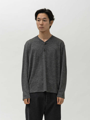 Cale Royal Baby Alpaca Ponte Longsleeve Dark Gray, Sweaters