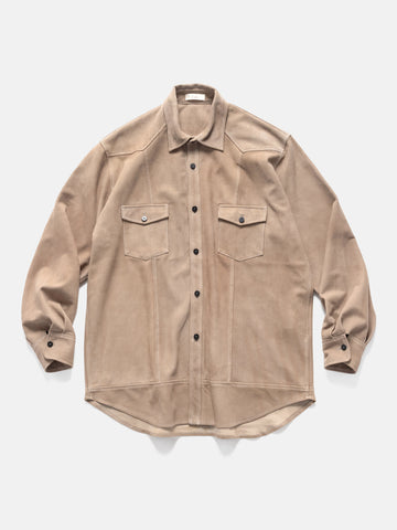 Cale Sheepskin Blouse Terracotta, Shirts