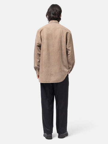 Cale Sheepskin Blouse Terracotta, Shirts