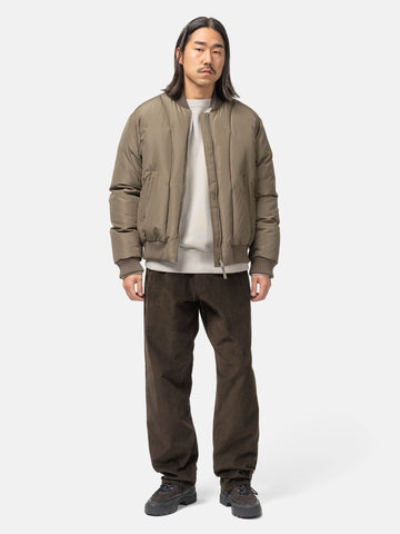 Cale-Silk-Down-Jacket-Khaki-2