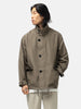Cale Silk Plain Weave Jacket Khaki, Jackets