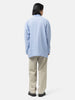 Cale Water Twisted Linen Glen Check LS Shirt White/Blue, Shirts