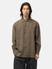Cale Water Twisted Linen LS Shirt Brown, Shirts