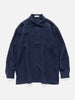 Cale Water Twisted Linen LS Shirt Navy, Shirts