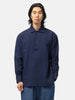 Cale Water Twisted Linen LS Shirt Navy, Shirts