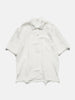 Cale Water Twisted Linen SS Shirt White, Shirts
