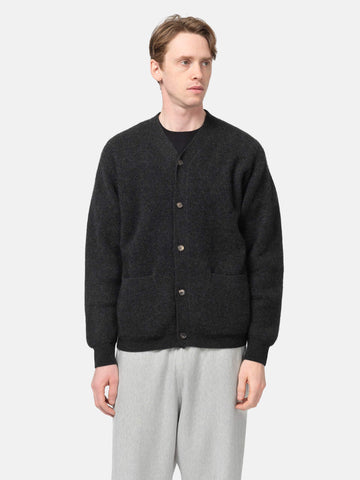 Batoner Cashmere Fox V Cardigan Charcoal, Cardigans