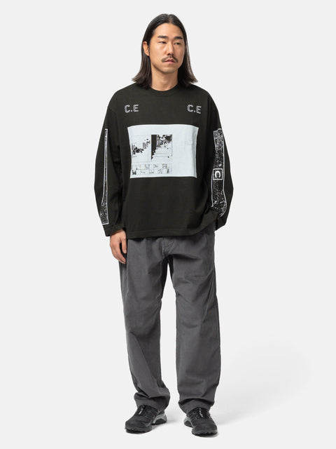 CAV EMPT CGCEGC Heavy Long Sleeve T Black, T-Shirts