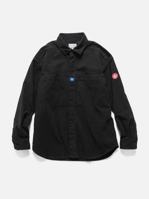 CAV EMPT Cotton Design Big Shirt Black, Shirts