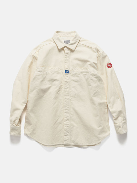 CAV EMPT Cotton Design Big Shirt White, Shirts