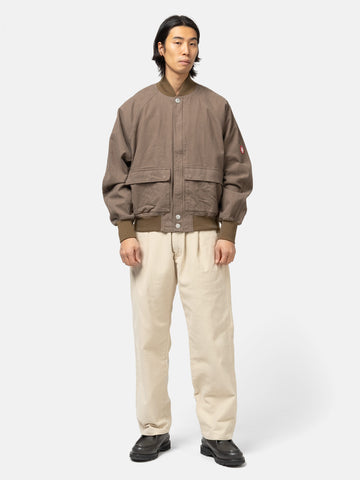 CAV EMPT Cotton Flannel Zip Jacket Brown, Jackets
