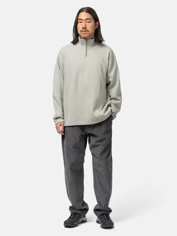 CAV EMPT DBL Knit Half Zip Long Sleeve Khaki, Sweaters