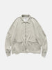 CAV EMPT DBL Knit Collared Zip Up Khaki, Sweaters