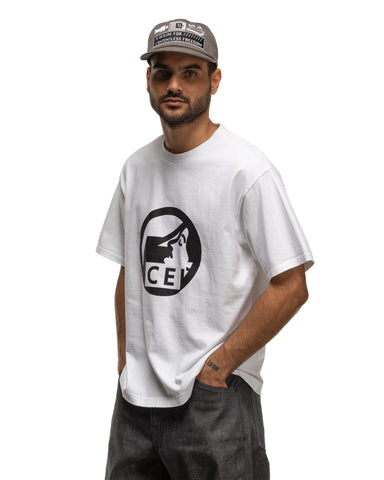 CAV EMPT Flat Pre Cog T White, T-Shirts