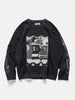 CAV EMPT MD P2P Raglan Long Sleeve Charcoal, T-Shirts
