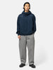 CAV EMPT Neck Snap DBL Knit Hoody Navy, Hoodies