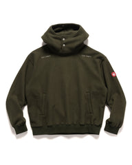 CAV EMPT Neck Snap Fleece Hoody Green, Sweaters