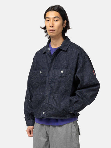 CAV EMPT Nep Denim Trucker Jacket Indigo, Trucker Jackets