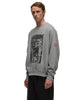 CAV EMPT Overdye All Mod Coms Crew Neck Grey, Sweaters