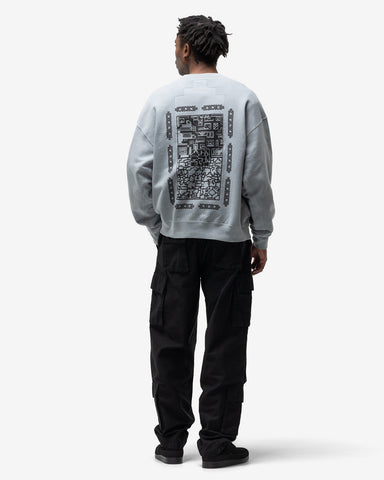 CAV EMPT Overdye Fk Mindfulnessblock Crew Neck Grey, Sweaters