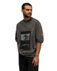 CAV EMPT Overdye Frame6 Crew Neck Charcoal, Sweaters