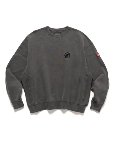 CAV EMPT Overdye Pre Cog Crew Neck Charcoal, Sweaters