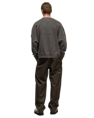 CAV EMPT Overdye Pre Cog Crew Neck Charcoal, Sweaters