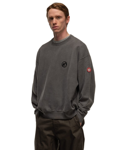 CAV EMPT Overdye Pre Cog Crew Neck Charcoal, Sweaters