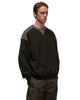 CAV EMPT Panel Shoulder Crew Neck Black, Sweaters