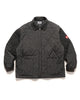 CAV EMPT Quilt Zip Jacket Charcoal, Outerwear