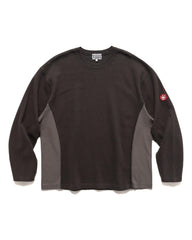 CAV EMPT Side Seam Double Knit Long Sleeve Charcoal, Sweaters