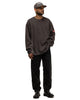 CAV EMPT Side Seam Double Knit Long Sleeve Charcoal, Sweaters